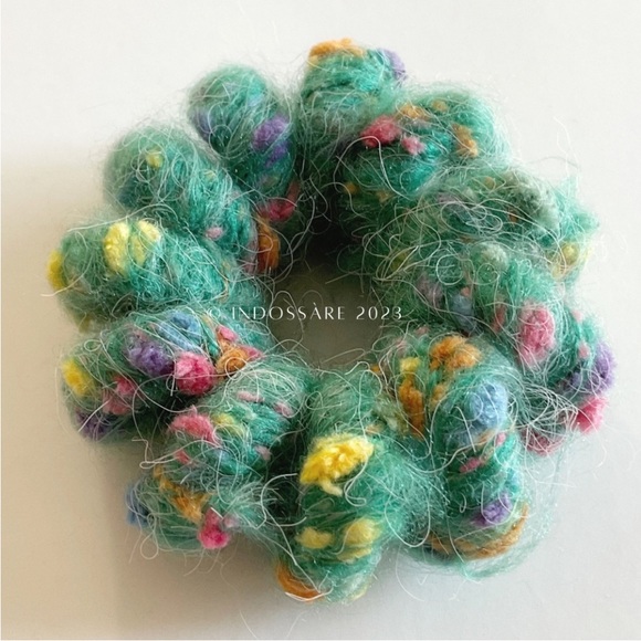 Spiral Wool Ponytail Holders Set of 6 NWT - Picture 9 of 13